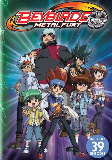 Beyblade Metal Fury DVDs and Blu